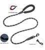 Reflective Dog Leash With Comfortable Padded Handle Double Heavy Duty Traction Rope For Strong Dogs Enhance Safety And Control