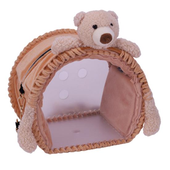 Convenient Pet Secure Small Adjustable Carrier Animals Hamster Chinchilla Travel Shoulder Bag Supplies