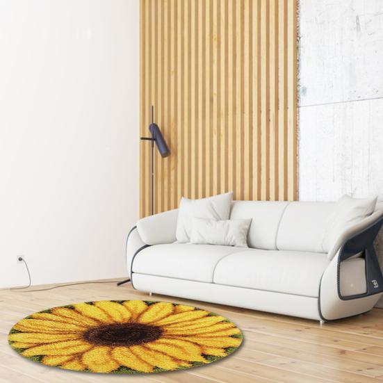 Набор для изготовления коврика с крючком для взрослых, предварительно напечатанная ткань, пряжа для вязания крючком, набор для самостоятельного изготовления коврика для двери, домашний декор, подарок для любителей рукоделия