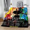 Певец Ed Sheeran напечатанное одеяло Теплые фланелевые одеяла Мягкое и удобное одеяло постельные принадлежности одеяла для кроватей Подарок на день рождения