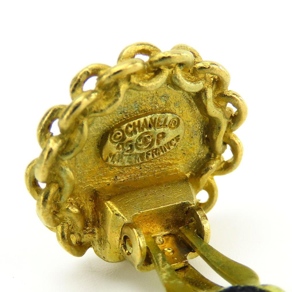 Б/у Серьга CHANEL Знак COCO металл 9г золото Аксессуары