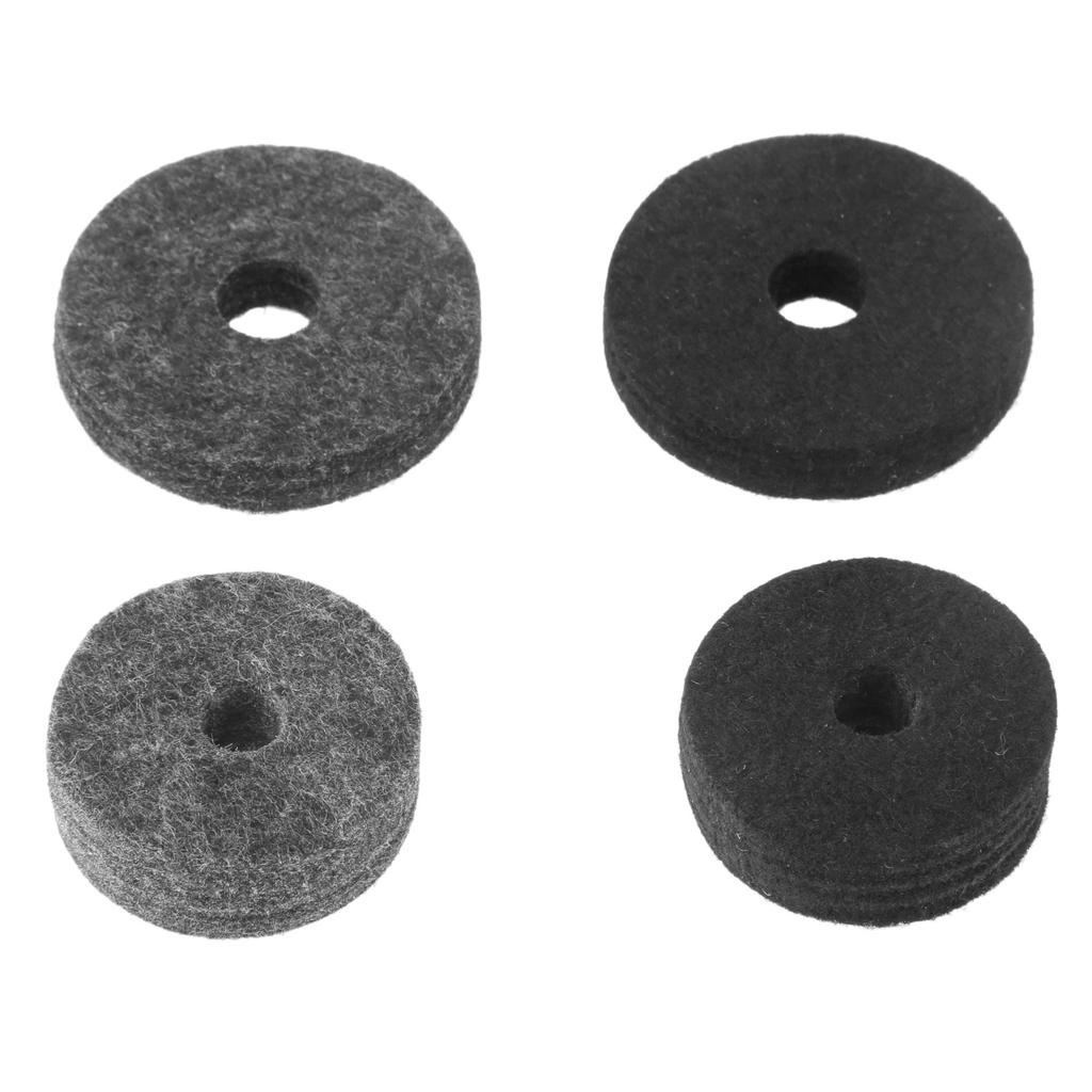 Cymbal Felts Hi-Hat Clutch Felt Hi Hat Cup Felt Cymbal Stand Sleeves with Base Wing Nuts and Cymbal Washer for Drum Set of 21Pcs