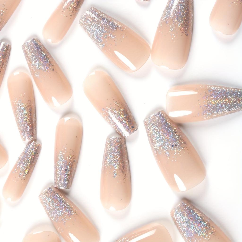 1 коробка накладных ногтей с клеем для ногтей искусственные квадратные головки накладные акриловые типсы бесшовные ногти съемные накладные ногти