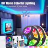 1–30 м светодиодная лента RGB 5 В USB Bluetooth APP и 24-кнопочный пульт дистанционного управления Гибкий свет для подсветки телевизора Спальня Декор для вечеринки