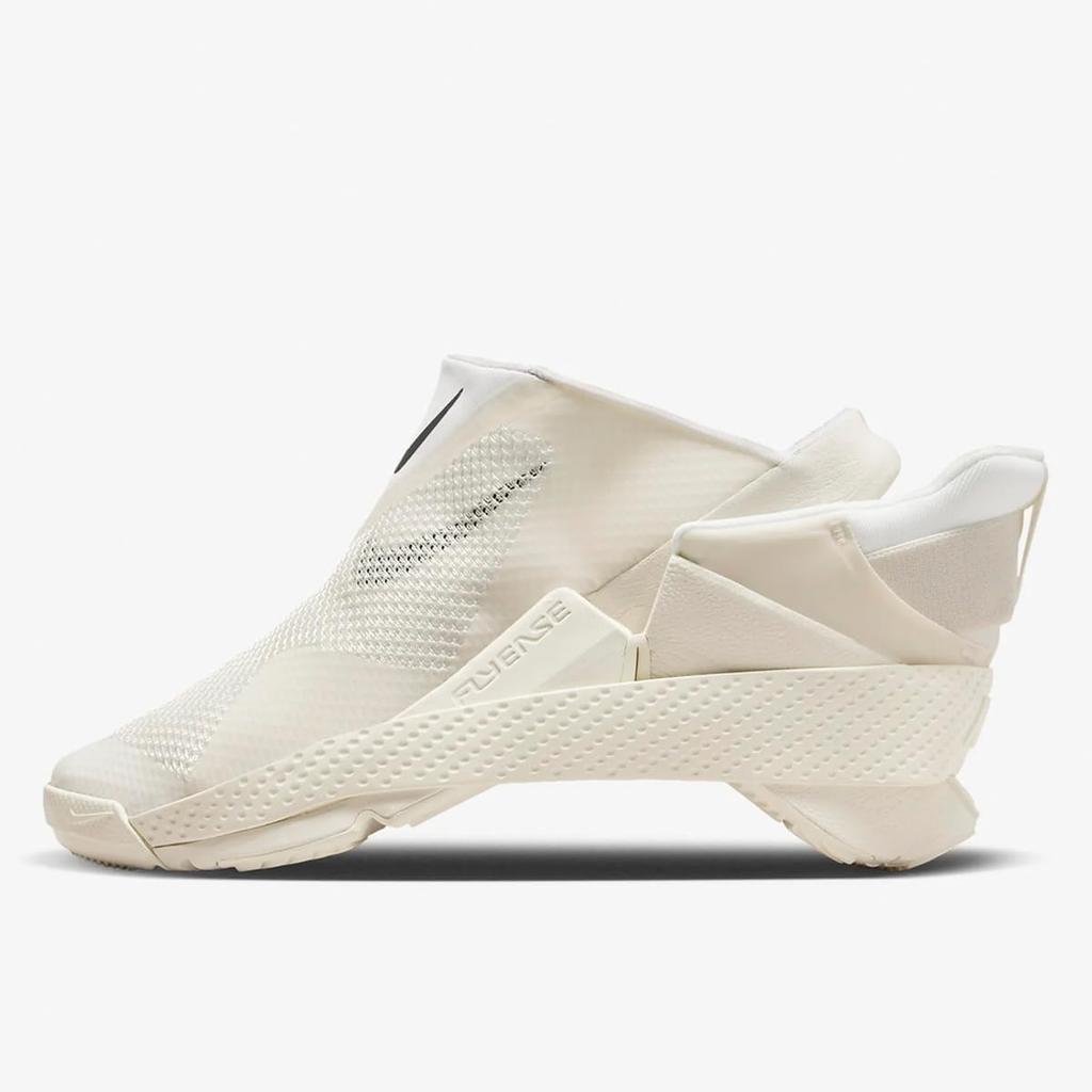 Nike Кроссовки Go FlyEase W Pale, размер 23,5 см, цвет: Слоновая кость/Платиновый оттенок/Черный, DR5540-105 (Япония)