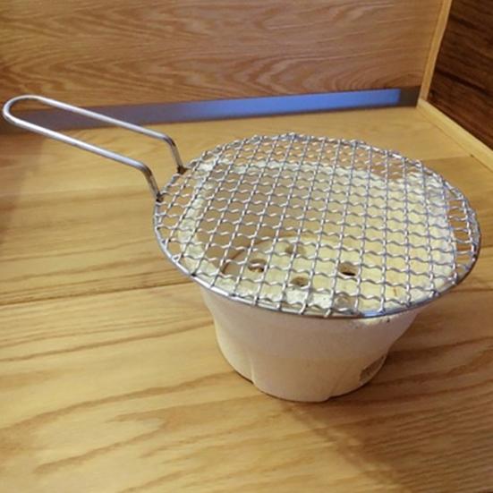 Круглая сетка для барбекю из нержавеющей стали, сетка для жарки, антипригарная форма для выпечки с ручкой, товары для распродажи