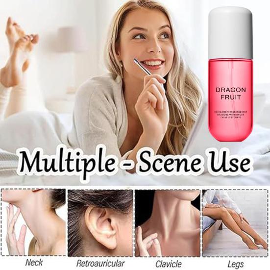 Духи с ароматом кокоса и ванили 50 мл, дезодорант для волос, спрей, стойкий ароматизатор для тела и волос, портативный парфюм с ароматом ванили и кожи, многоцелевой ароматизатор-спрей