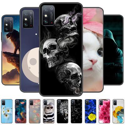 Чехол для телефона Honor X30 Max 5G Популярные Расписные Ударопрочные Чехлы Для Honor X10 Max 5G Мягкий Черный ТПУ Силиконовый Чехол Защитный
