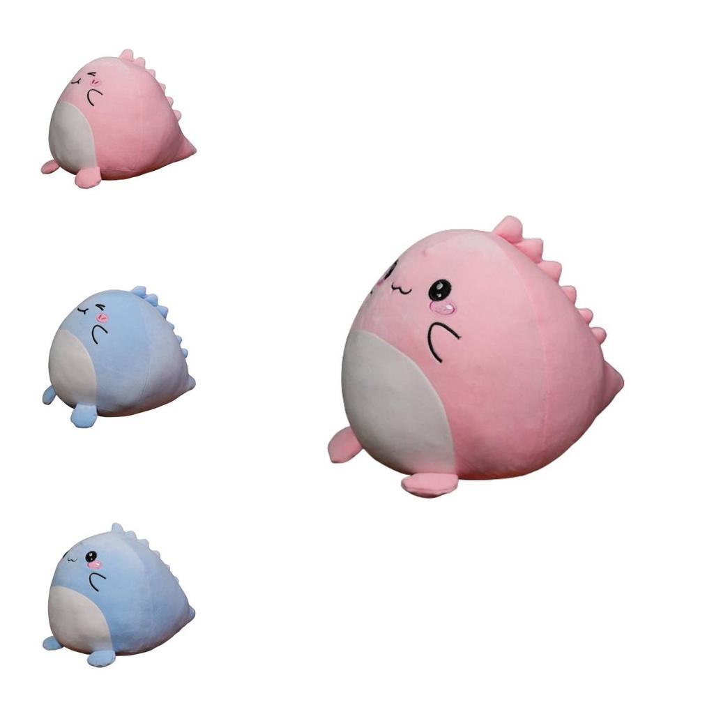 Плюшевая игрушка Squishmallow Динозавр Супермягкий короткий плюш Синий/розовый 20см/7.87дюймов