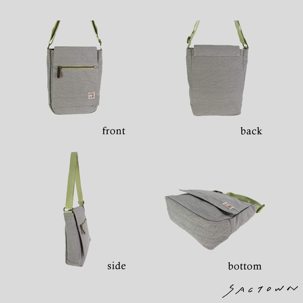 Canvas workshop Shoulder Bag Bag Canvas Shoulder Bag Crossbody B5 3X55 Khaki [Shoulder Men's Women's Canvas]
