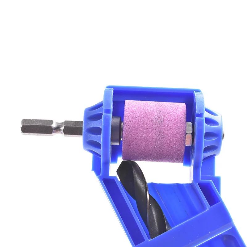 Portable Drill Bit Sharpener Corundum Grinding Wheel Tool Corundum Resisting Drill Polishing Grinder Wheel Tool 2.0-12.5mm Drill