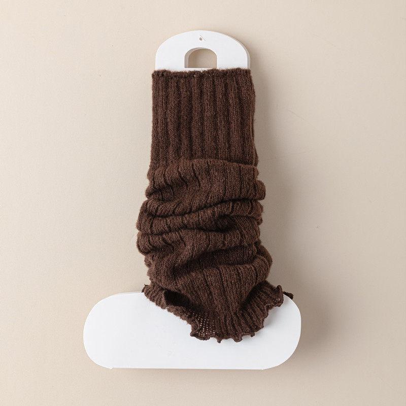 Женские белые вязаные носки-чулки для весны/осени, средней высоты до середины икры, в школьном стиле JK, идеально подходят к кожаной обуви