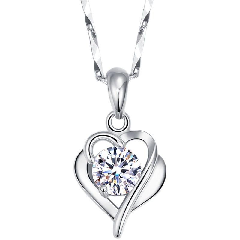 Ожерелье Женский Год Простая Любовь Одиночный Кулон для Подруги Подарок На День Рождения