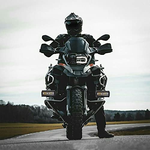 Biqing 2PCS LED Light Bar Mounting Brackets, Slidable Mounting Brackets Universal Adjustable LED Work Light Bar Holder for 4x4 ATV