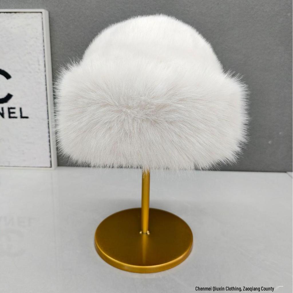 Монгольская плюшевая меховая шапка, издание 2025 года: Толстая зимняя защита ушей, этнический стиль, универсальная для больших размеров головы, дизайн рыбака