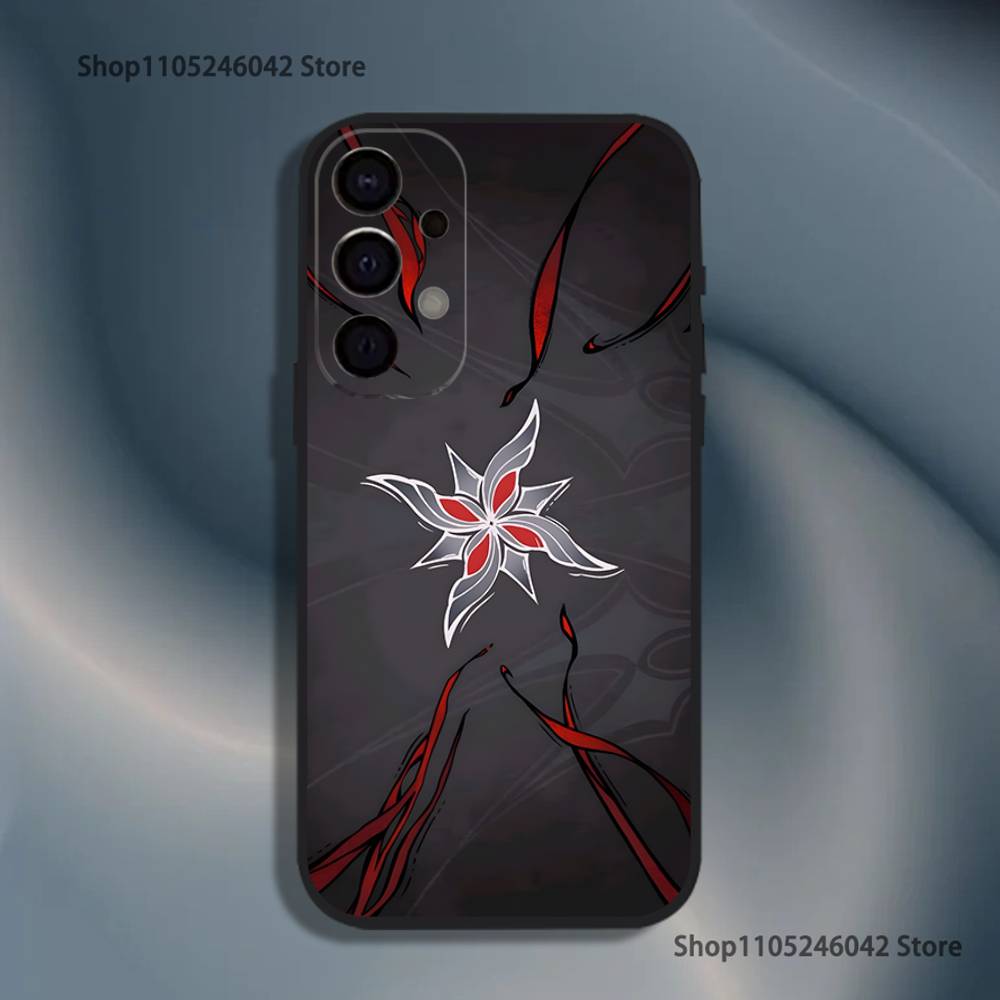 G-Genshin Impact Арлекино Для Чехла Телефона Samsung S25,S24,S21,S22,S23,S30,Ultra,S20,Plus,Fe,Lite,5G Черный Чехол