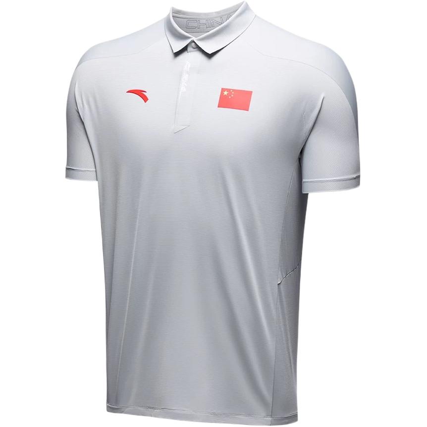 ANTA Polo Shirts Men's Limestone Mud Polo Collar Moderate Straight Fit 452330104-2