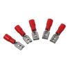 100PCS AWG 22-16 Insulated Spade Wire Connector FDD1.25-187 Red Female Connectors