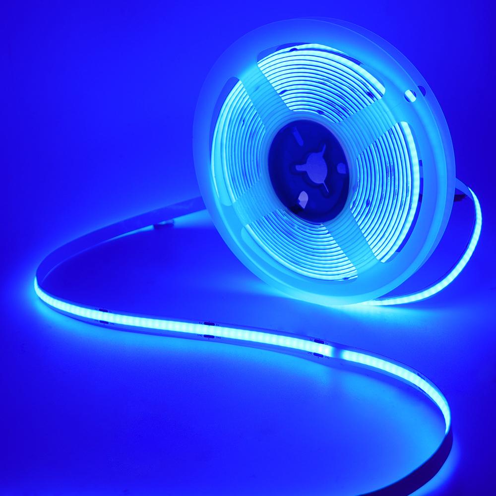 3mm 5mm 8mm Wide COB LED Strip 5V 12V 24V 320 LEDs High Density Flexible Self Adhesive Linear Lighting Tape