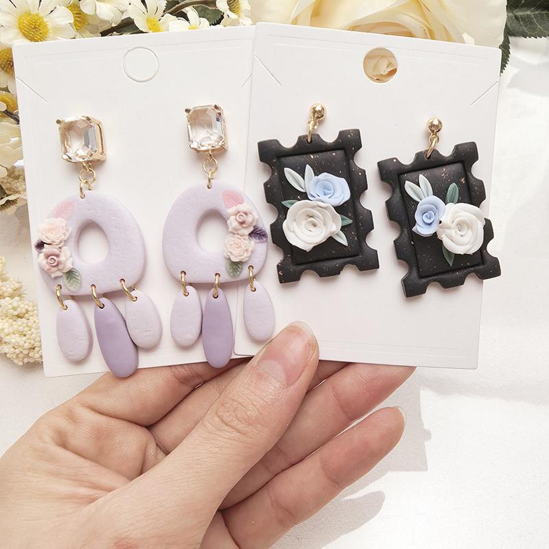 Уникальные формы из полимерной глины Формы для резки глины Инструменты для серег, ювелирных украшений, орнаментов своими руками