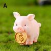 1 шт. Милая мини-фигурка поросенка, смоляные украшения, миниатюрная модель, мини-статуэтка животного, украшение в виде бонсай