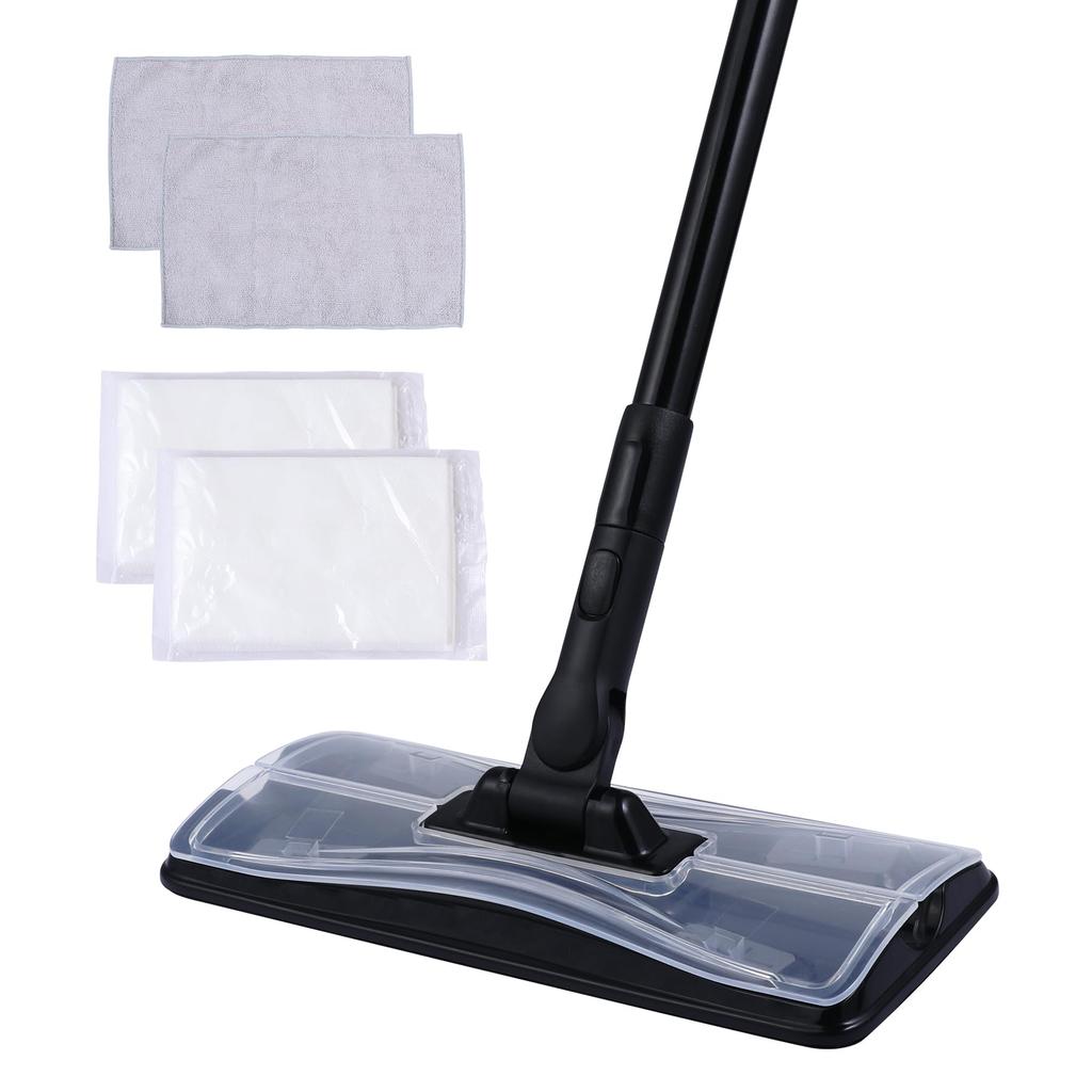 Eyliden Floor Floor Cleaning Includes 2 Towels and 10 Replacement Adjustable Length from 38cm to for and More Wiper, Tool, 2-in-1, Sheets, 120cm,
