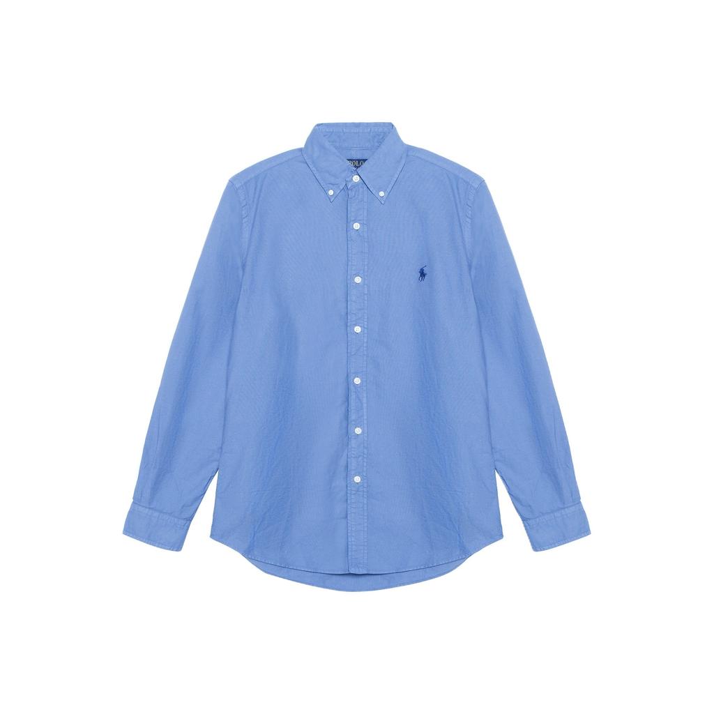 Polo Ralph Lauren Рубашка Классическая Версия Мужская Синяя 710729232-004