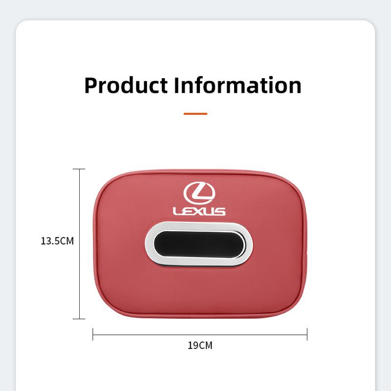 Бумажная салфетница на спинку автомобильного сиденья, сумка-органайзер на солнцезащитный козырек для Lexus GS IS LS500h ES260 ES300h RX350h NX260 UX260 LM LC RZ450e
