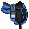 Blue Treeless Freemax Synthetic Horse Tack Saddle + Girth, All Sizes For Horse.