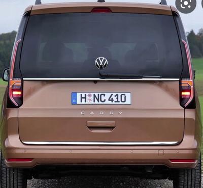Vw Volkswagen Caddy V 2020+ Хромированная накладка на крышку багажника