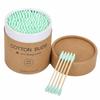 200 Round and Pointed Double-headed Cotton Swab Sticks In A Colored Paper Box Disposable Makeup Remover