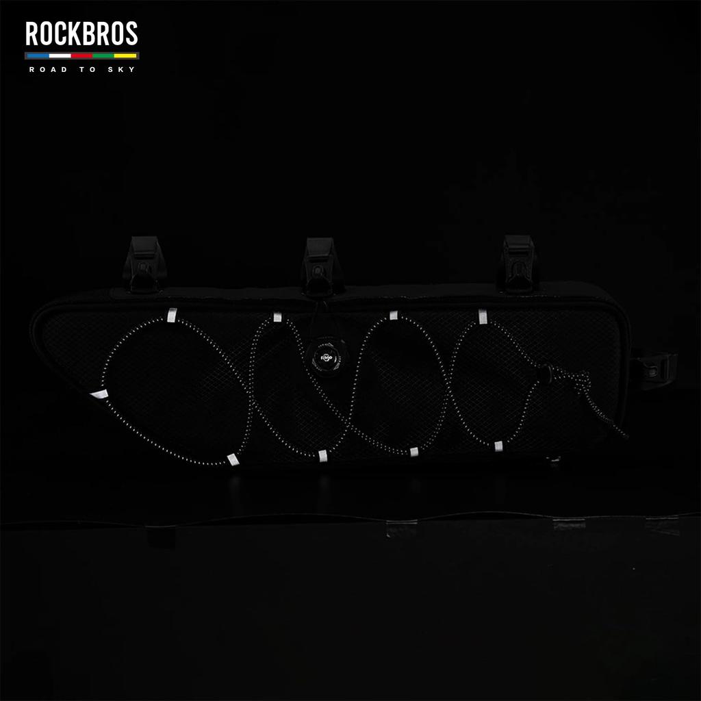 TO SKY Frame Bicycle Bag with Fitgo 2L Easy for Road and Cross Bikes ROCKBROS-ROAD Bag, System, Approx. Capacity, Waterproof, Wear-Resistant,