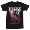 Футболка с круглым вырезом с принтом Ice Nine Kills X Terrifier Art The Clown Drip Creative - Вдохновленная графика в стиле метал для фанатов