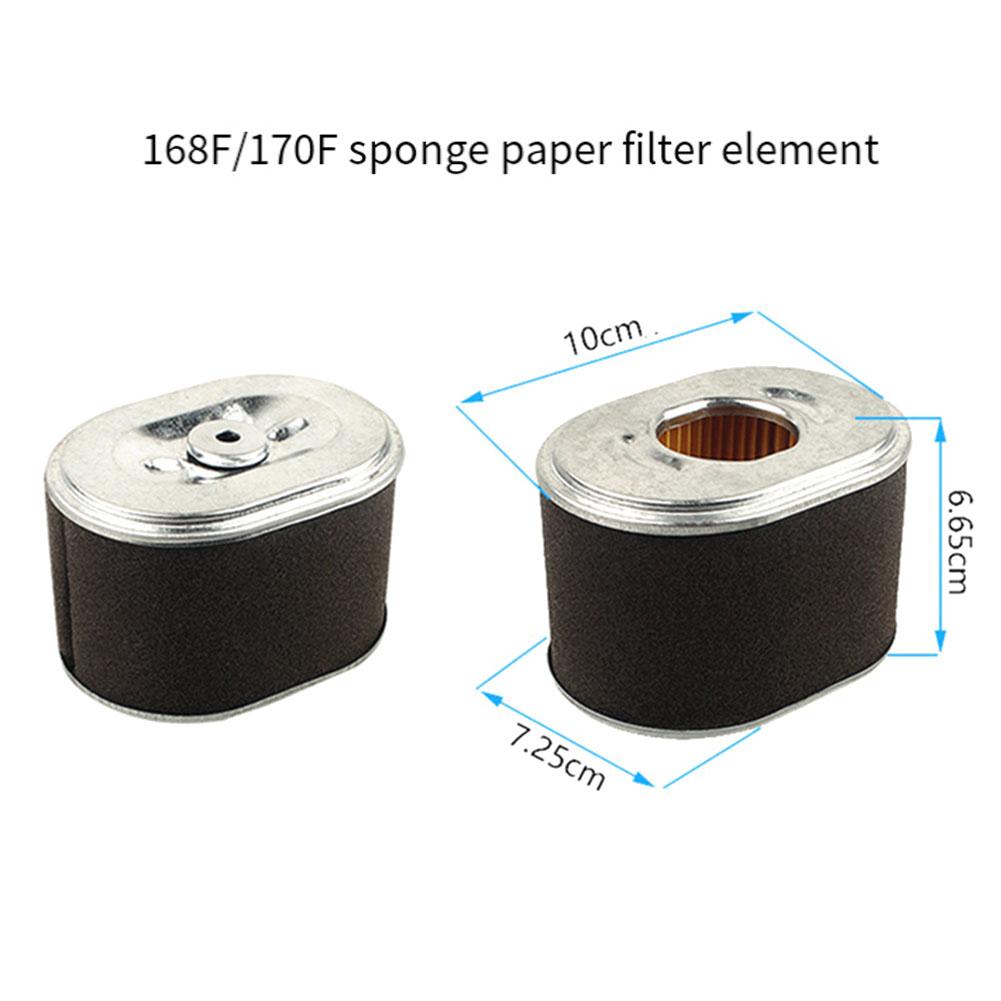 Gasoline Engine Air Filter Element For GX160 168F 170F Gasoline Engine Filter Mini Tiller Engine Air Filter Replacement