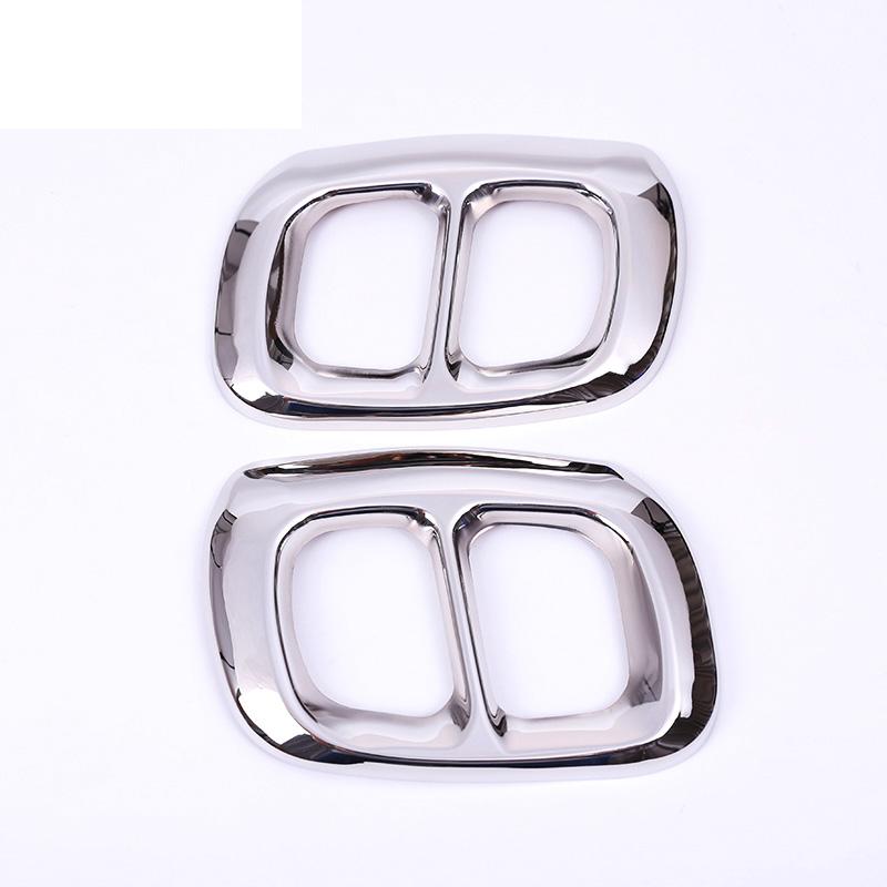 Автомобиль Стайлинг хвост горло декор рамка для Mercedes Benz GLB X247 наклейка на выхлопную трубу