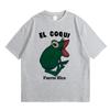 Bad Bunny EL COQUI Frog Same Style Tshirts Debi Tirar Mas Fotos Album Print T Shirt Men Women Hip Hop Summer Oversized Tshirt