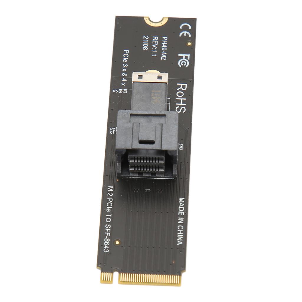 Адаптер M.2 PCIE 4.0 к SFF8643 U.2 Адаптер M.2 NVME к SFF 8643 с кабелем-адаптером SFF8643 к SFF8639