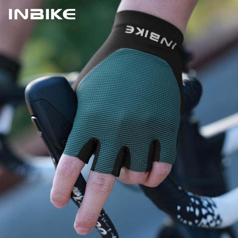 INBIKE 2025 Летние Велосипедные Перчатки для Мужчин Амортизирующие С Подкладкой Дышащие Велосипедные Перчатки Для катания на Горном Велосипеде MTB Дорожном Велосипеде