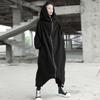 Autumn and Winter New Long Hooded Fleece-lined Sweater