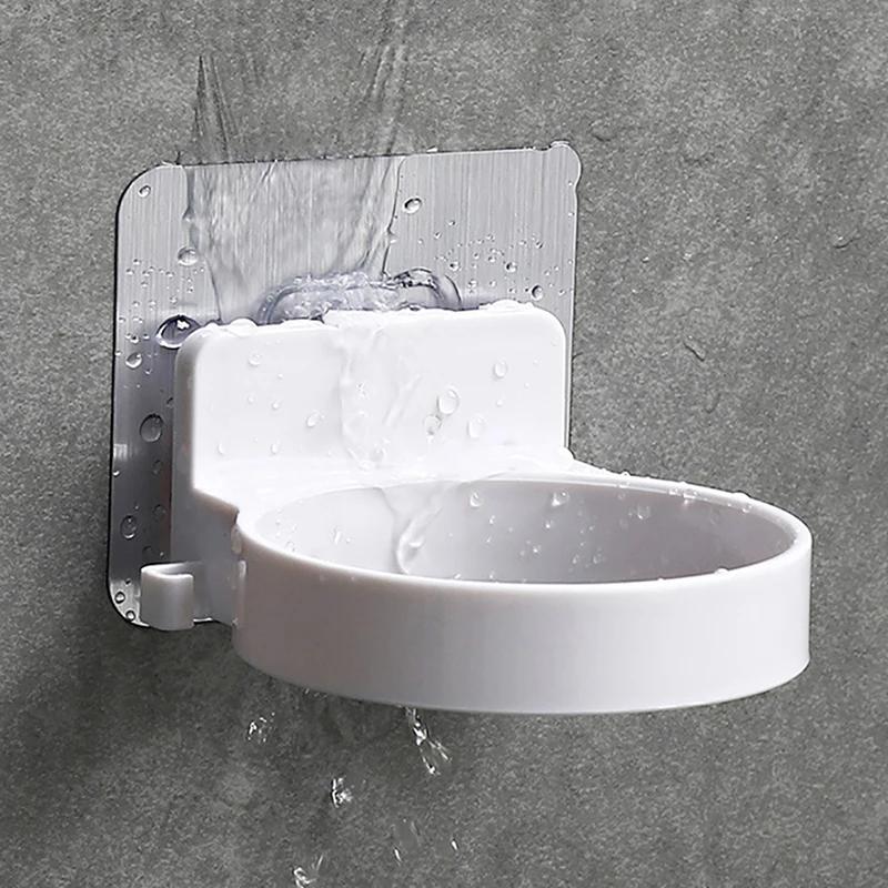 Простой настенный держатель для фена для ванной комнаты, настенный держатель для хранения, стойка для хранения, органайзер для туалетной сушилки из АБС-пластика, новый