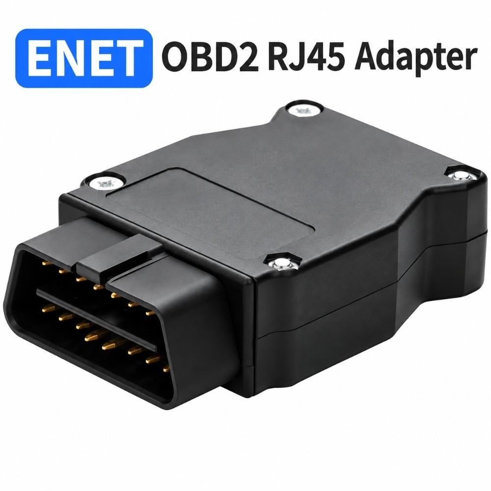 Plug Style ENET Ethernet Adapter 16Pin Car Coding Interface OBD2 Adapter for BMW ICOM Coding