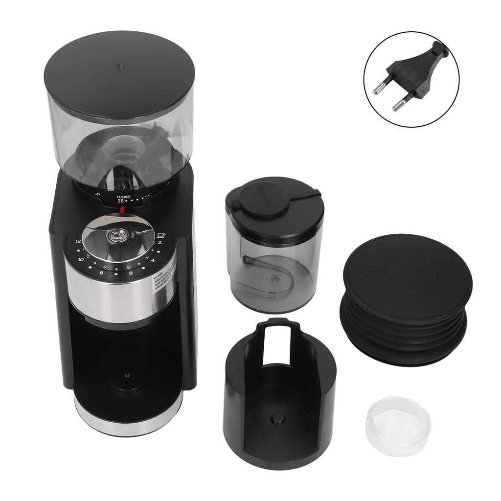 150W Coffee Grinder Automatic Coffee Bean Grinder with 25 Grind Setting for Moka Pot Siphon Pot