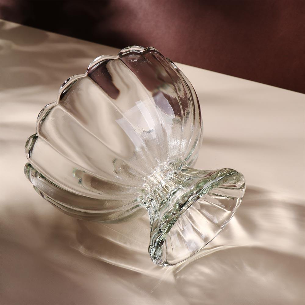 Миска для мороженого в форме цветка, прозрачные стаканчики для пудинга, салатница, коктейльный бокал для холодного напитка