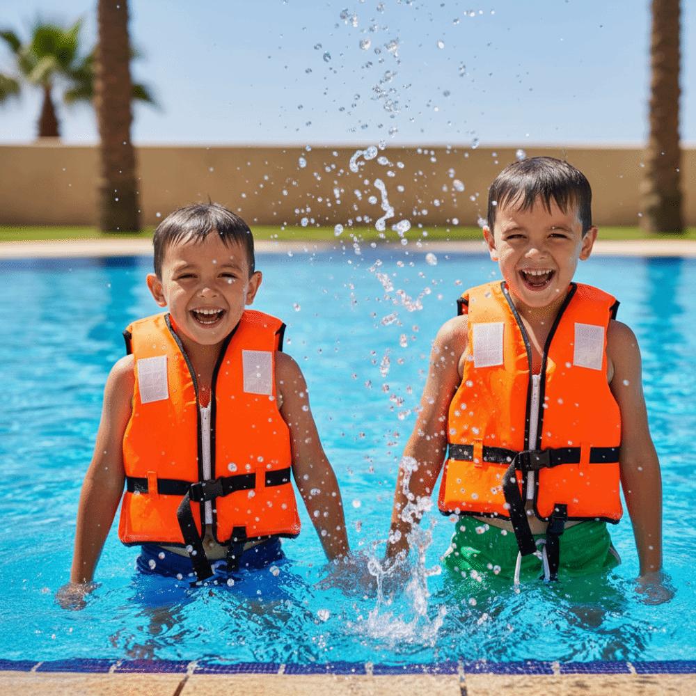 Large Buoyancy Child Buoyancy Vest with Whistle Life Vest Jacket Baby Swimming Jackets Fishing