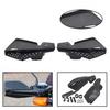 Motorcycle Handlebar Handguard Hand Shield Protector Carbon Fiber Look Black x2