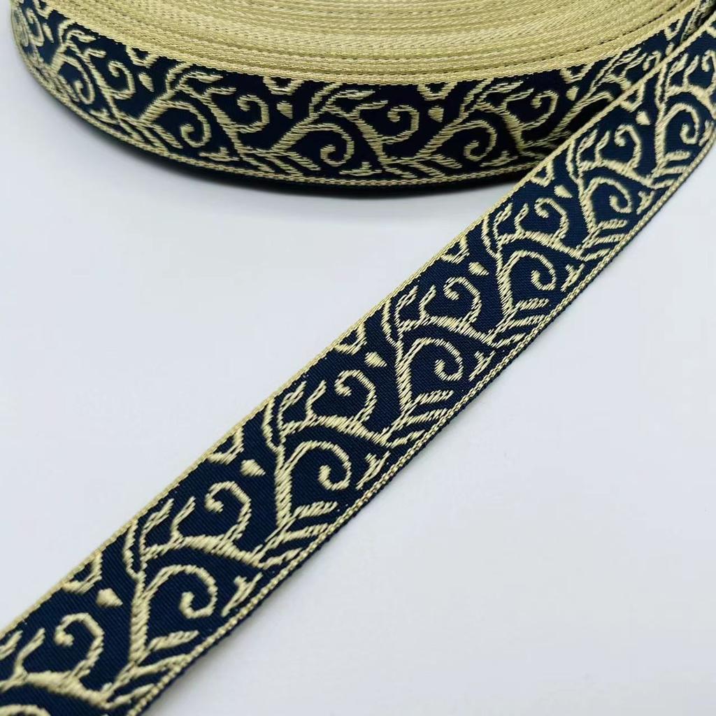 Bohemian Jacquard Webbing Hanfu Clothing Accessories Diy Accessories Hairpin Lace Belt