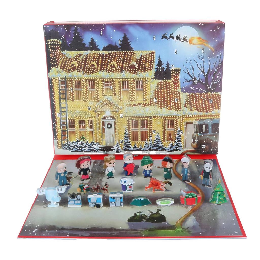 19 шт. Сумасшедший рождественский праздничный адвент-календарь в подарок включает 19 подарков, рождественские праздничные фигурки и аксессуары акриловая версия