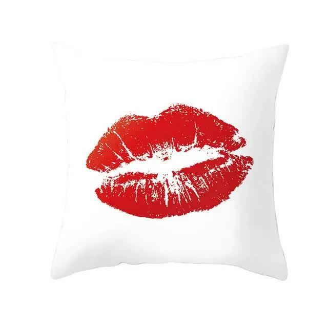 Juste de coussin en polyester avec cils, taie d'oreiller, décoration à la mode, canapé, maison