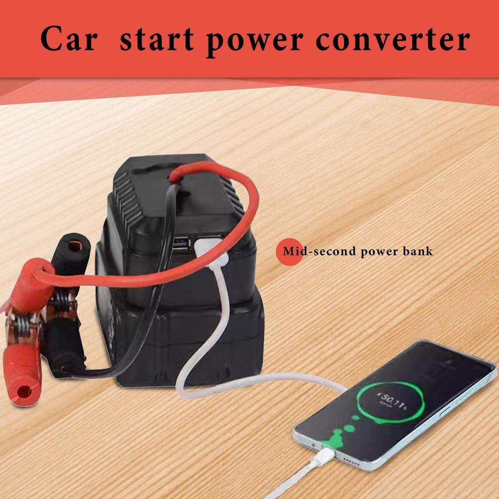 Новый 2 USB Электрический гаечный ключ/Молоток Автомобильный Аварийный Запуск Питание Поджигатель Пусковое устройство Для Makita Литиевая Батарея Адаптер Кабеля Ускорителя