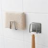 1/2/3PCS Kitchen Organizer Sponge Holder Soap Rack Self Adhesive Sink Drain Drying Stainless Steel Wall Storage Hook Accessories